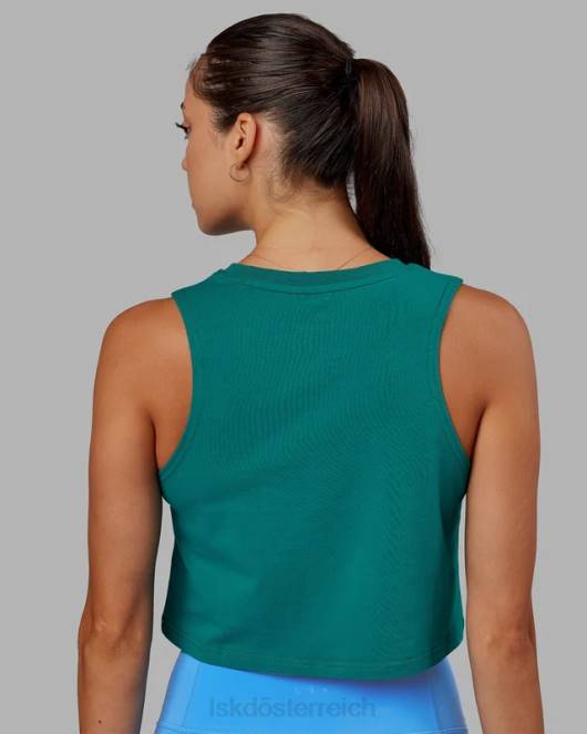 Z8RH157 LSKD Frauen Agiles Flxcotton-Tanktop – Deep-Lake Bekleidung