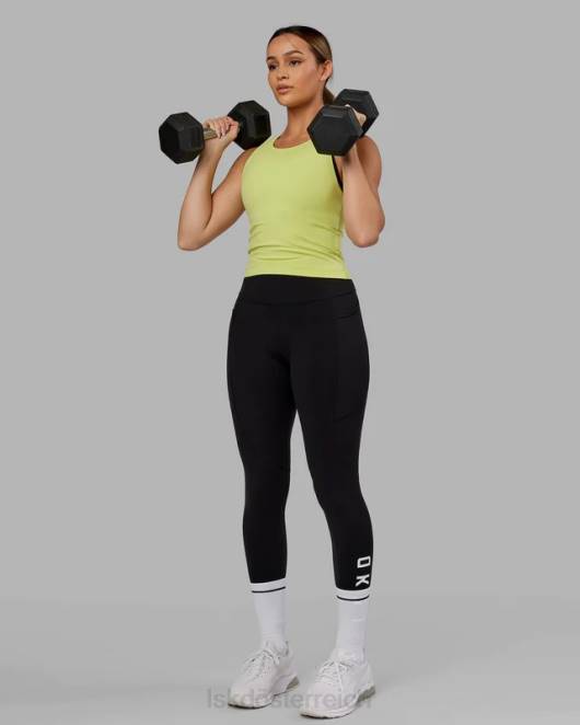 Z8RH158 LSKD Frauen Flow Performance Tank – blasse Zitrusfrucht Bekleidung