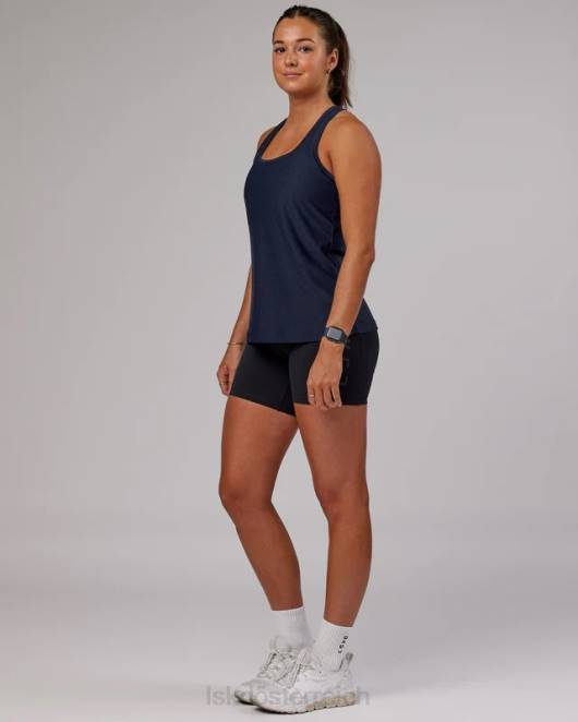 Z8RH163 LSKD Frauen Freedom Performance Tank – Marineblau Bekleidung