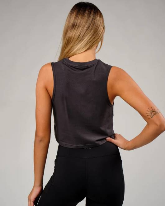 Z8RH164 LSKD Frauen Agiles Flxcotton-Tanktop – Phantom Bekleidung