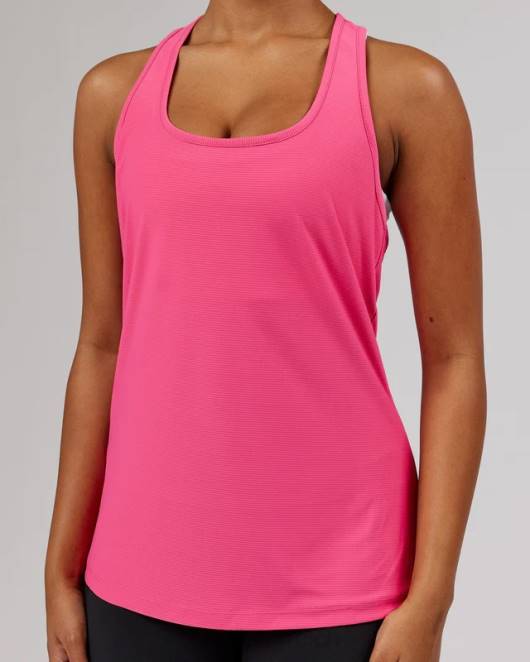 Z8RH168 LSKD Frauen Freedom Performance-Tanktop – Flamingo Bekleidung
