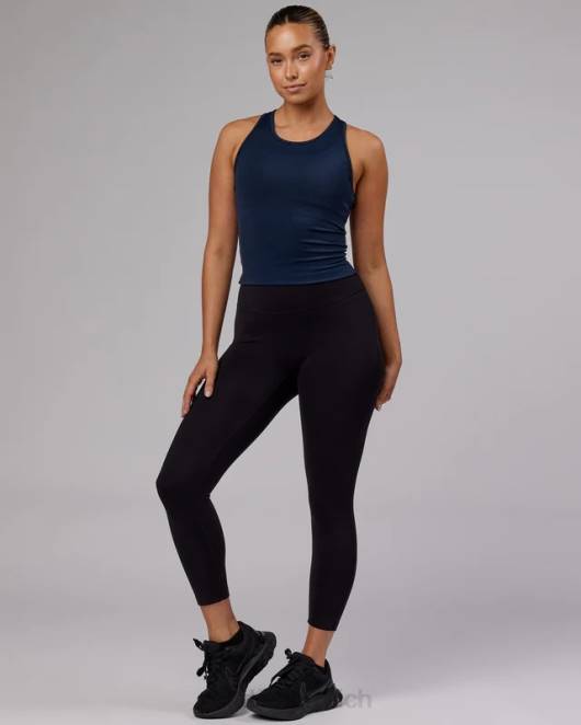 Z8RH172 LSKD Frauen Flow Performance Tank – Marineblau Bekleidung