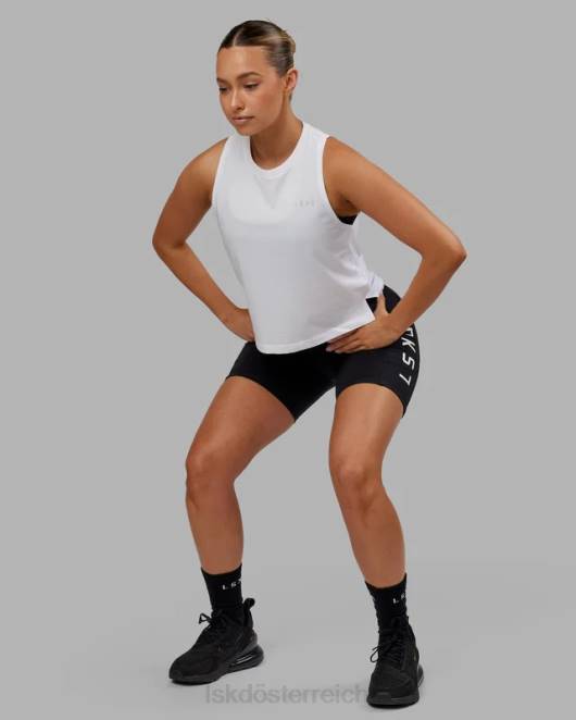Z8RH177 LSKD Frauen Deluxe-Pimaflx-Tanktop – weiß Bekleidung