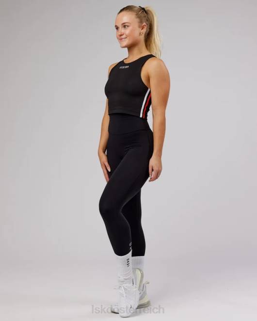 Z8RH178 LSKD Frauen Fitstop Aufwärmtank – schwarz Bekleidung