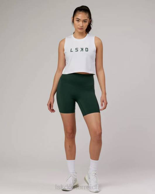 Z8RH180 LSKD Frauen Agiles Flxcotton-Tanktop – weiß-pineneedle Bekleidung