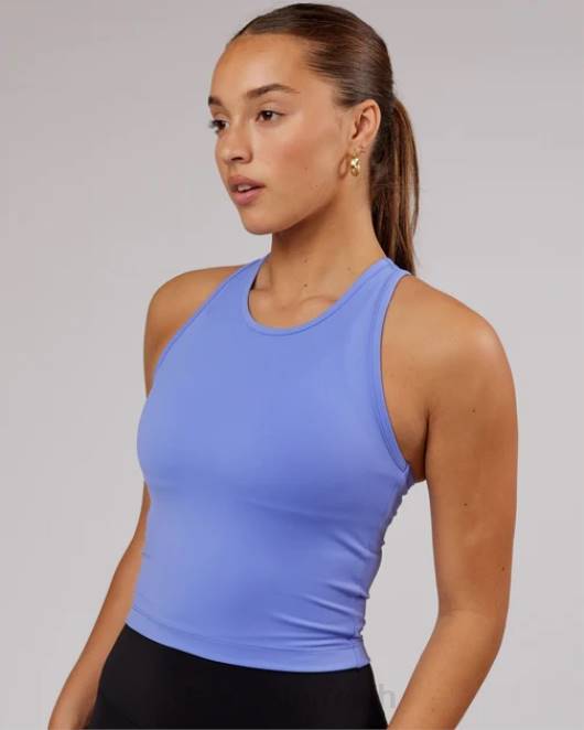 Z8RH182 LSKD Frauen Flow Performance Tank – Kornblumenblau Bekleidung