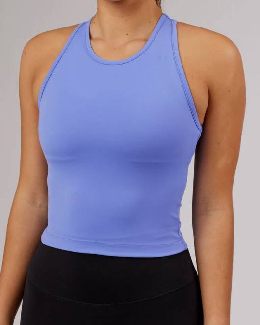 Z8RH182 LSKD Frauen Flow Performance Tank – Kornblumenblau Bekleidung