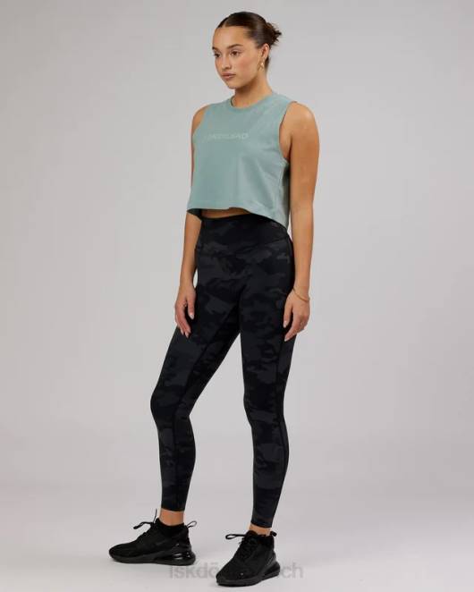 Z8RH194 LSKD Frauen Speedway flxcotton kurzes Tanktop – Frost Bekleidung