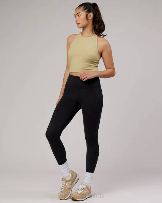 Z8RH196 LSKD Frauen Geripptes Squad-Tanktop – helles Khaki Bekleidung