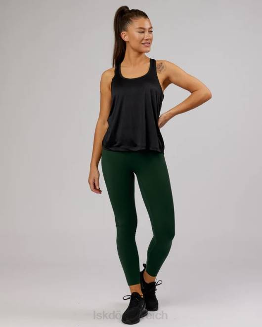 Z8RH198 LSKD Frauen Freiwurftank - schwarz Bekleidung