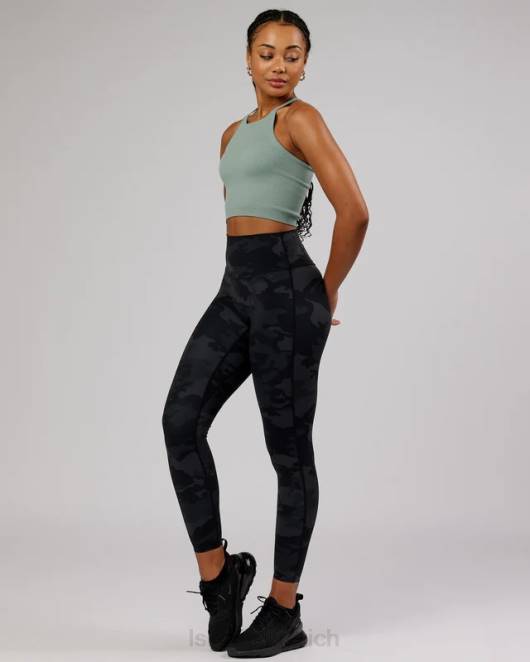 Z8RH199 LSKD Frauen Minimales, nahtloses, geripptes Tanktop – Frost Bekleidung