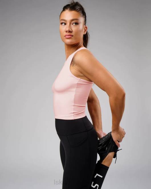 Z8RH205 LSKD Frauen Flow Performance Tank – rosa Bekleidung
