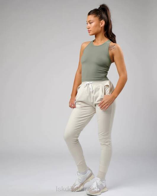 Z8RH206 LSKD Frauen Flow-Performance-Tank – Dusty Olive Bekleidung