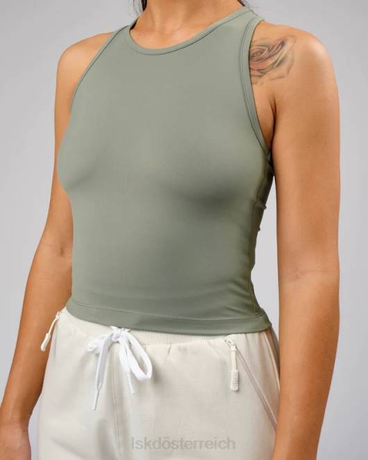Z8RH206 LSKD Frauen Flow-Performance-Tank – Dusty Olive Bekleidung
