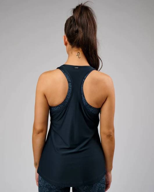 Z8RH208 LSKD Frauen Freedom Performance Tank – Carbon Bekleidung