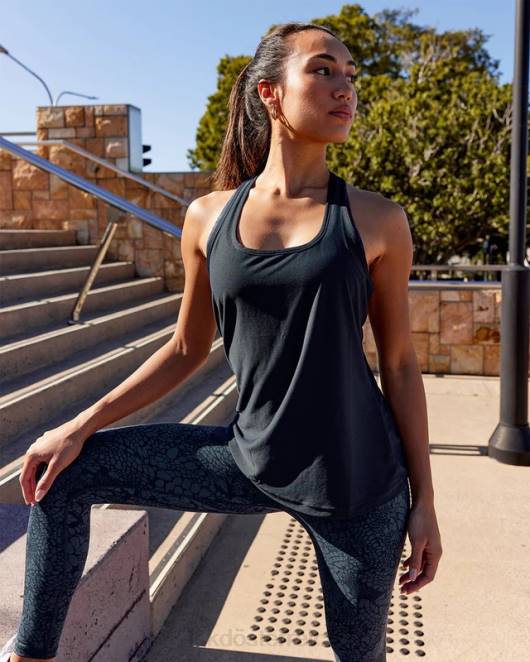 Z8RH208 LSKD Frauen Freedom Performance Tank – Carbon Bekleidung