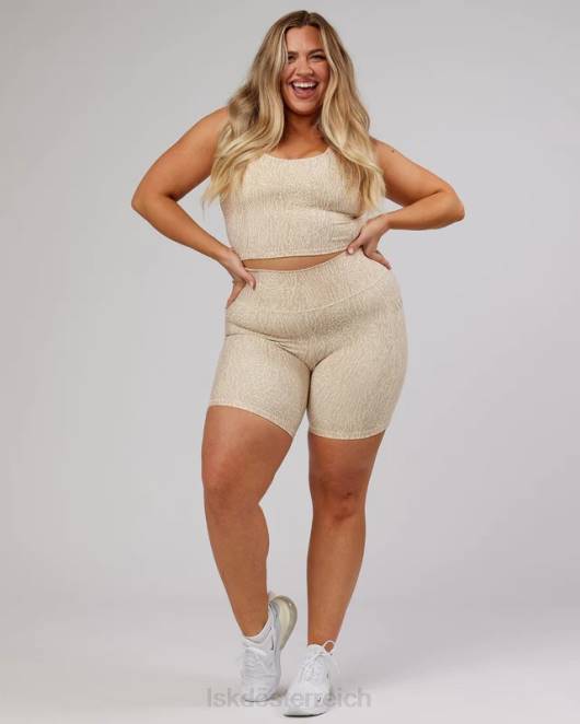 Z8RH215 LSKD Frauen Entschlossenes Sport-Tanktop mit Rise-Aufdruck Bekleidung