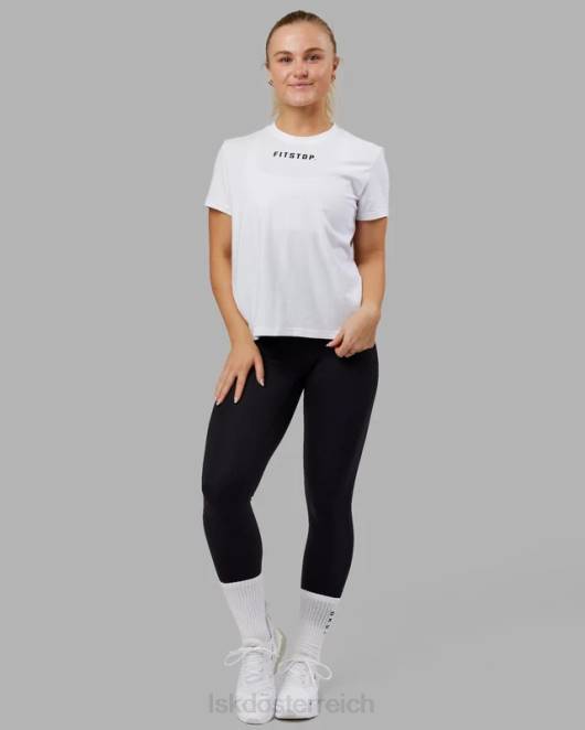 Z8RH263 LSKD Frauen Fitstop Fast Tee – weiß Bekleidung
