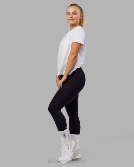 Z8RH263 LSKD Frauen Fitstop Fast Tee – weiß Bekleidung