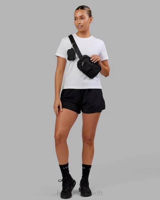 Z8RH290 LSKD Frauen Deluxe-Pimaflx-T-Shirt – weiß Bekleidung