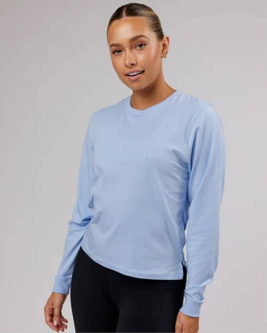 Z8RH300 LSKD Frauen Deluxe Pimaflx LS T-Shirt – Windsurfer Bekleidung