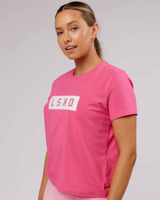 Z8RH307 LSKD Frauen Kraftvolles T-Shirt aus flxBaumwolle – Flamingo Bekleidung