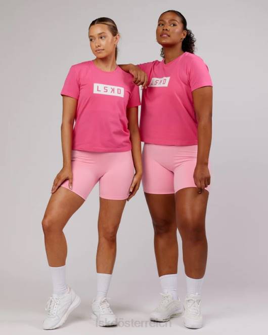 Z8RH307 LSKD Frauen Kraftvolles T-Shirt aus flxBaumwolle – Flamingo Bekleidung