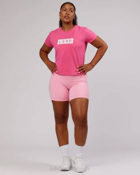 Z8RH307 LSKD Frauen Kraftvolles T-Shirt aus flxBaumwolle – Flamingo Bekleidung