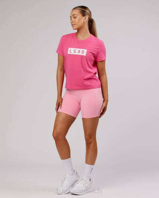 Z8RH307 LSKD Frauen Kraftvolles T-Shirt aus flxBaumwolle – Flamingo Bekleidung