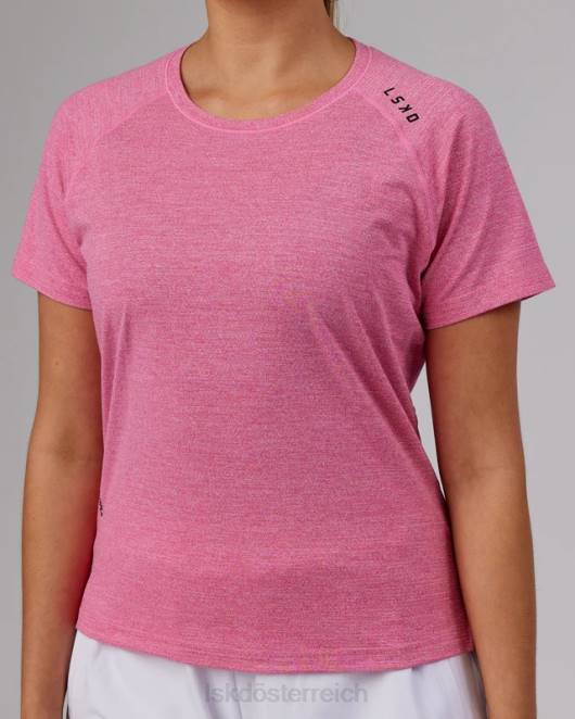 Z8RH327 LSKD Frauen Perform Vapourflx Tee – Magenta Mergel Bekleidung