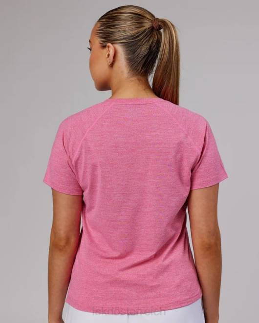 Z8RH327 LSKD Frauen Perform Vapourflx Tee – Magenta Mergel Bekleidung