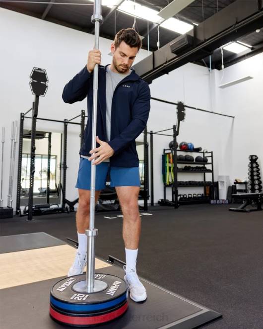 Z8RH1037 LSKD Männer Funktionelle Trainingsjacke - Marineblau Bekleidung