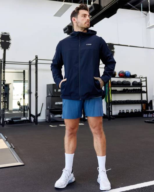 Z8RH1037 LSKD Männer Funktionelle Trainingsjacke - Marineblau Bekleidung