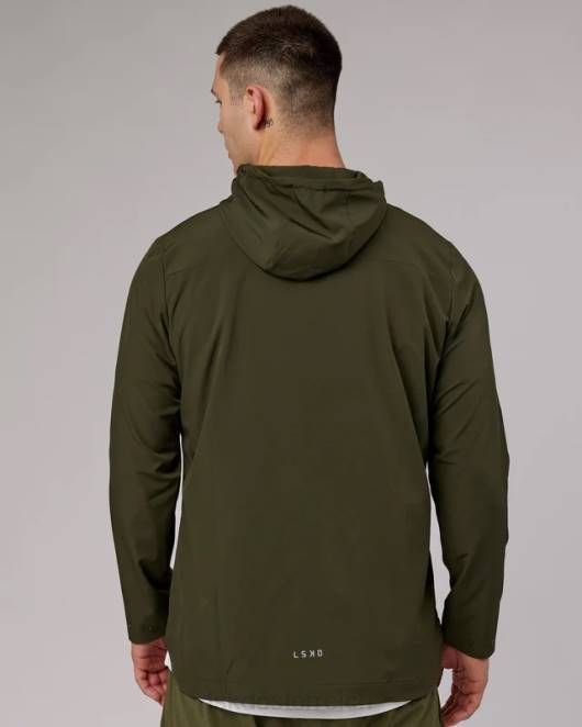 Z8RH1041 LSKD Männer funktionelle Trainingsjacke - Waldnacht Bekleidung