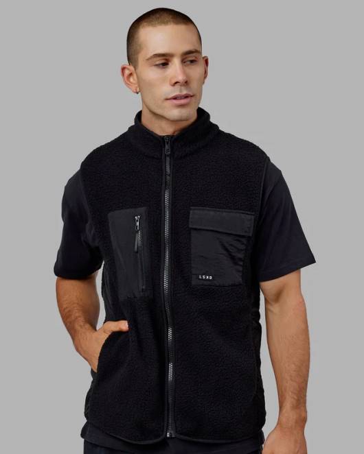 Z8RH1051 LSKD Männer Alpinweste - schwarz Bekleidung