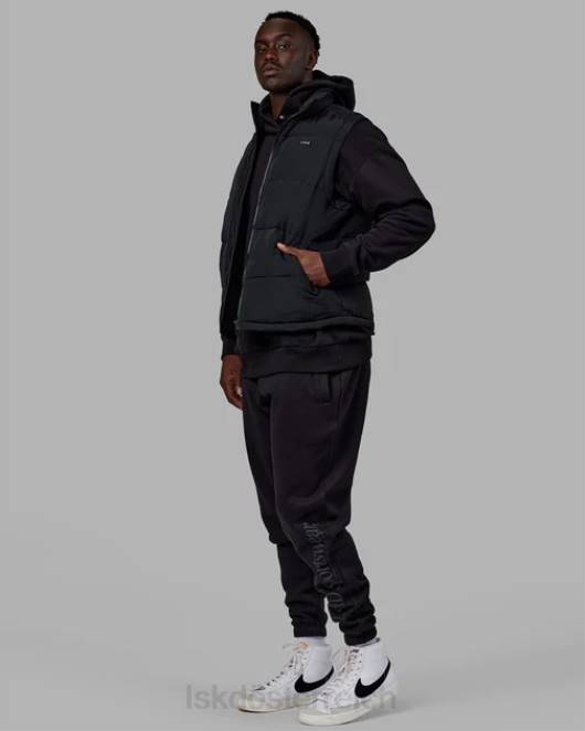 Z8RH1054 LSKD Männer klassische Pufferweste – schwarz Bekleidung