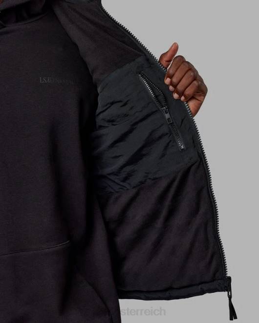 Z8RH1054 LSKD Männer klassische Pufferweste – schwarz Bekleidung