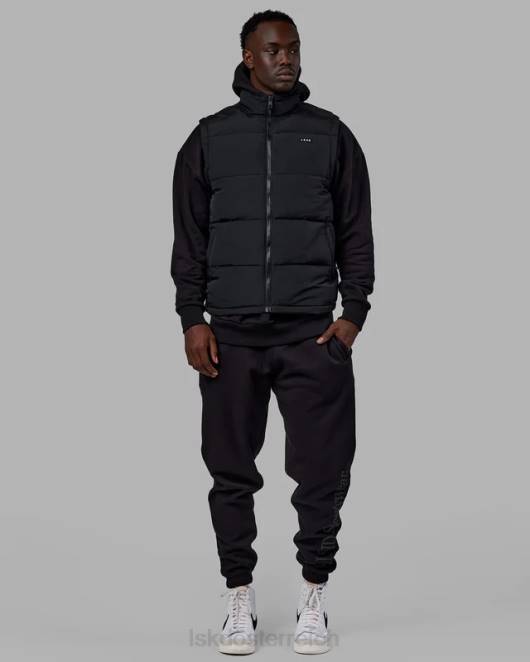 Z8RH1054 LSKD Männer klassische Pufferweste – schwarz Bekleidung