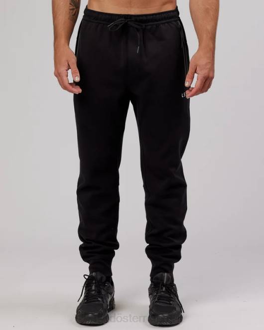 Z8RH1139 LSKD Männer Athlet ForgedFleece-Jogginghose mit Reißverschluss – Schwarz Bekleidung