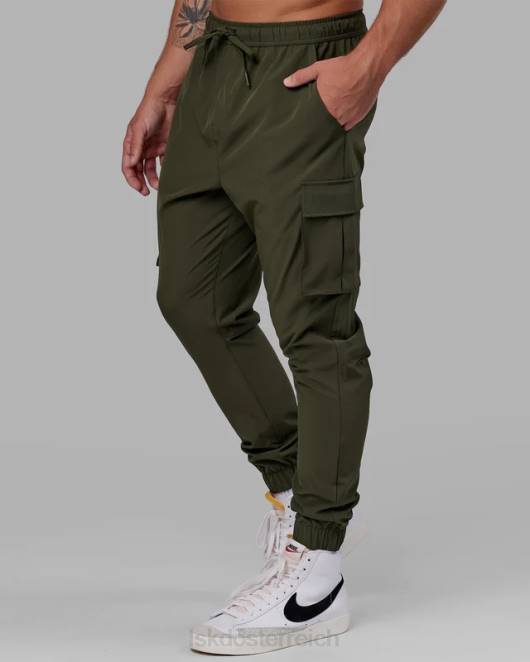 Z8RH1141 LSKD Männer Energy Stretch Performance Cargo Jogger – Waldnacht Bekleidung