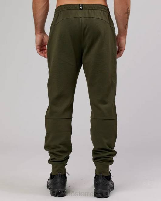 Z8RH1142 LSKD Männer Athlet ForgedFleece-Jogger mit Reißverschluss – Waldnacht Bekleidung