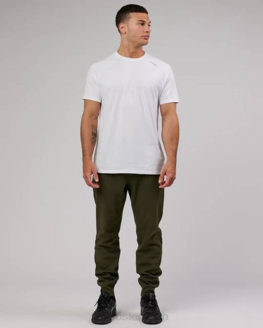 Z8RH1142 LSKD Männer Athlet ForgedFleece-Jogger mit Reißverschluss – Waldnacht Bekleidung