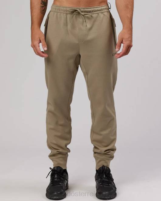Z8RH1144 LSKD Männer Athlet ForgedFleece-Jogger mit Reißverschluss – Lorbeereiche Bekleidung
