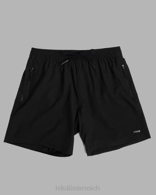 Z8RH1060 LSKD Männer Rep 7'' Performance Short – schwarz-weiß Bekleidung