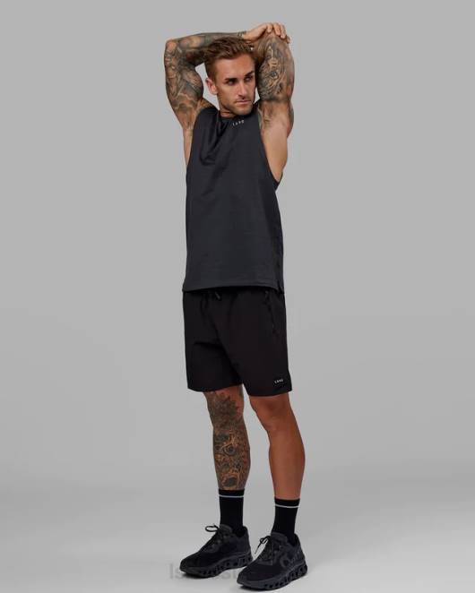 Z8RH1060 LSKD Männer Rep 7'' Performance Short – schwarz-weiß Bekleidung