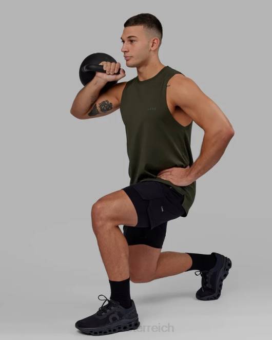 Z8RH1062 LSKD Männer Challenger 6'' gefütterte Performance-Shorts – Schwarz Bekleidung