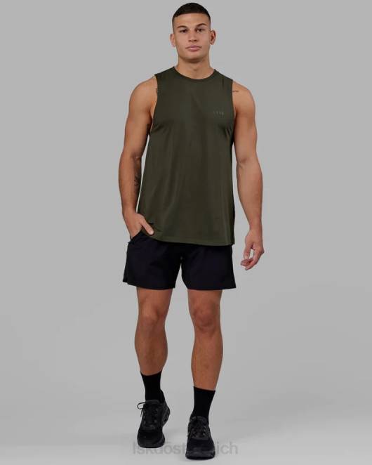 Z8RH1062 LSKD Männer Challenger 6'' gefütterte Performance-Shorts – Schwarz Bekleidung