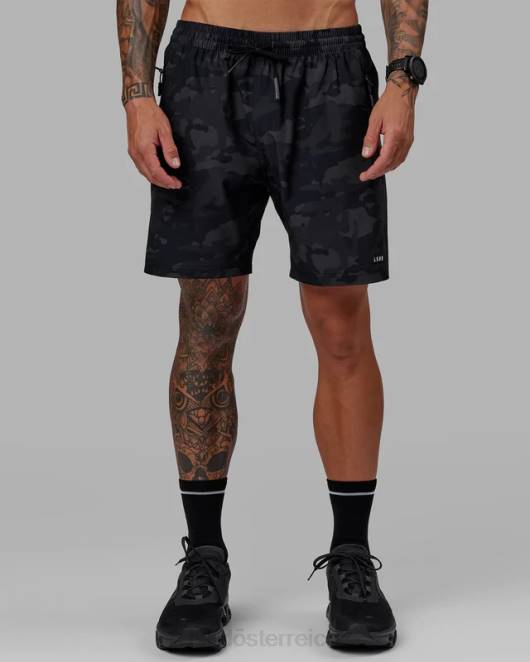 Z8RH1065 LSKD Männer Rep 7'' Performance Short – schwarzes Tarnmuster Bekleidung