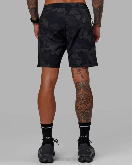 Z8RH1065 LSKD Männer Rep 7'' Performance Short – schwarzes Tarnmuster Bekleidung
