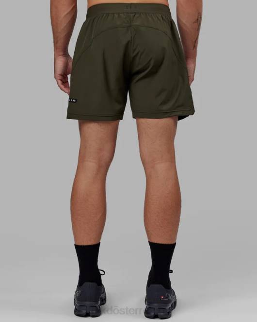 Z8RH1067 LSKD Männer Challenger 6'' gefütterte Performance-Shorts – Forest Night Bekleidung